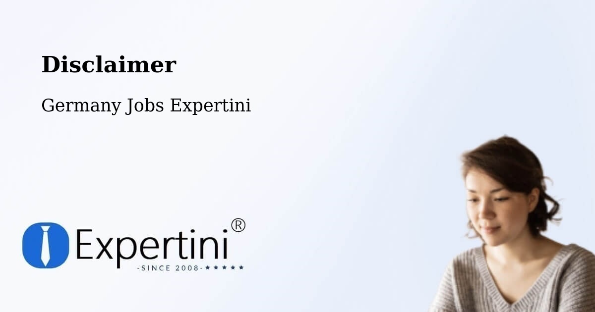 Disclaimer – Husum - Germany Jobs Expertini